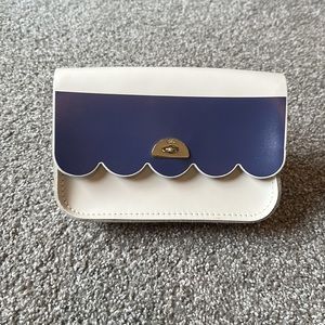 The Cambridge Satchel Company bag, white and blue